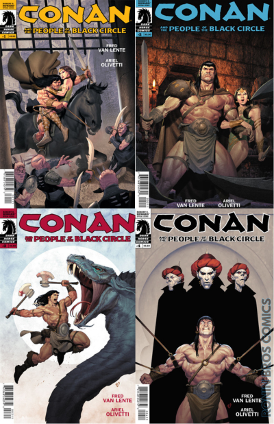 Conan and The People of the Black Circle #1-4 Complete Series