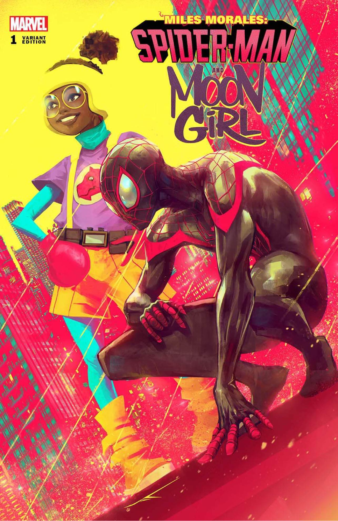 Miles Morales & Moon Girl #1 Ivan Tao Exclusive Var