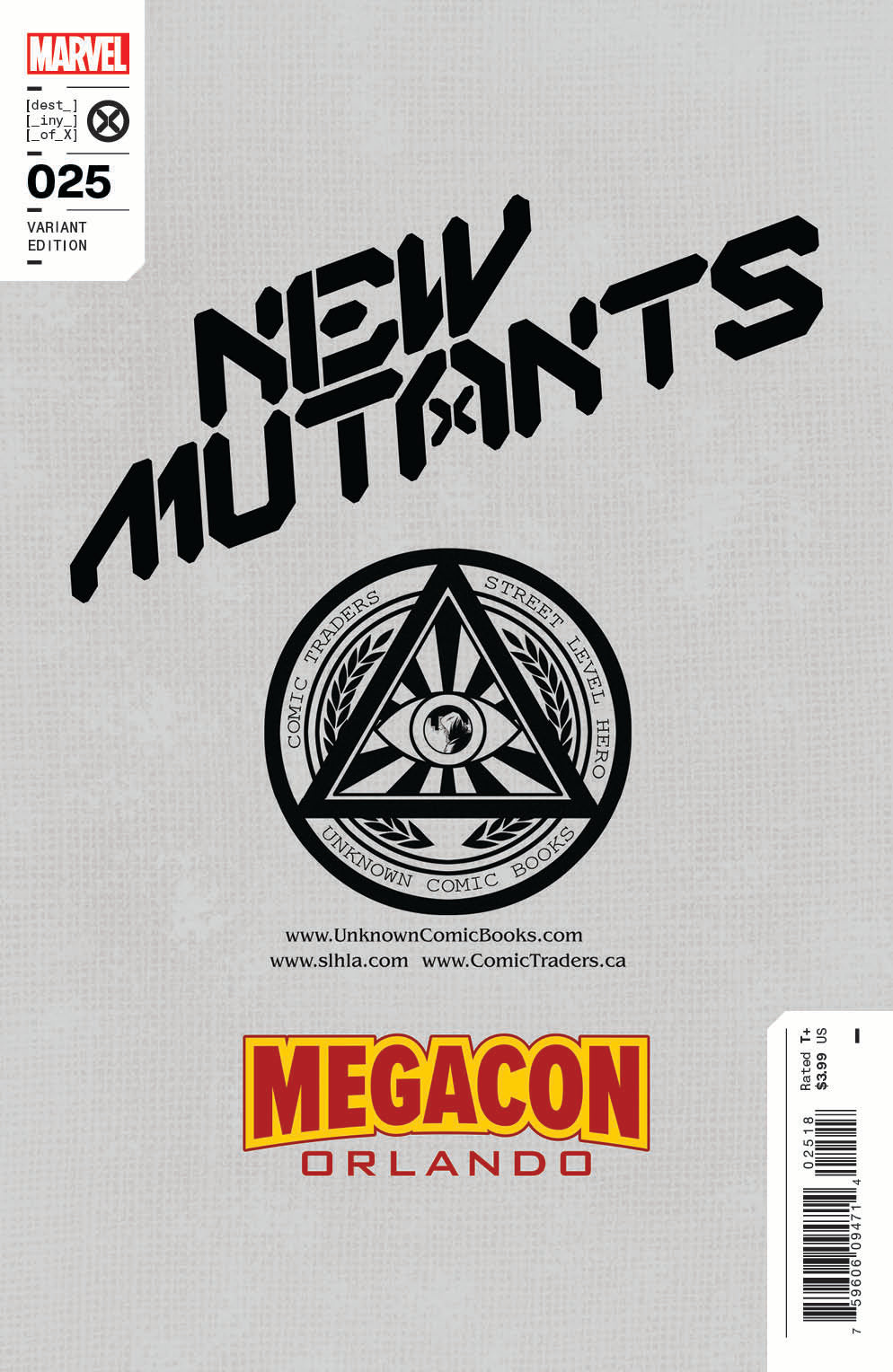 New Mutants 25 Unknown Comics Derrick Chew Exclusive Color Splash Convention VIRGIN Var