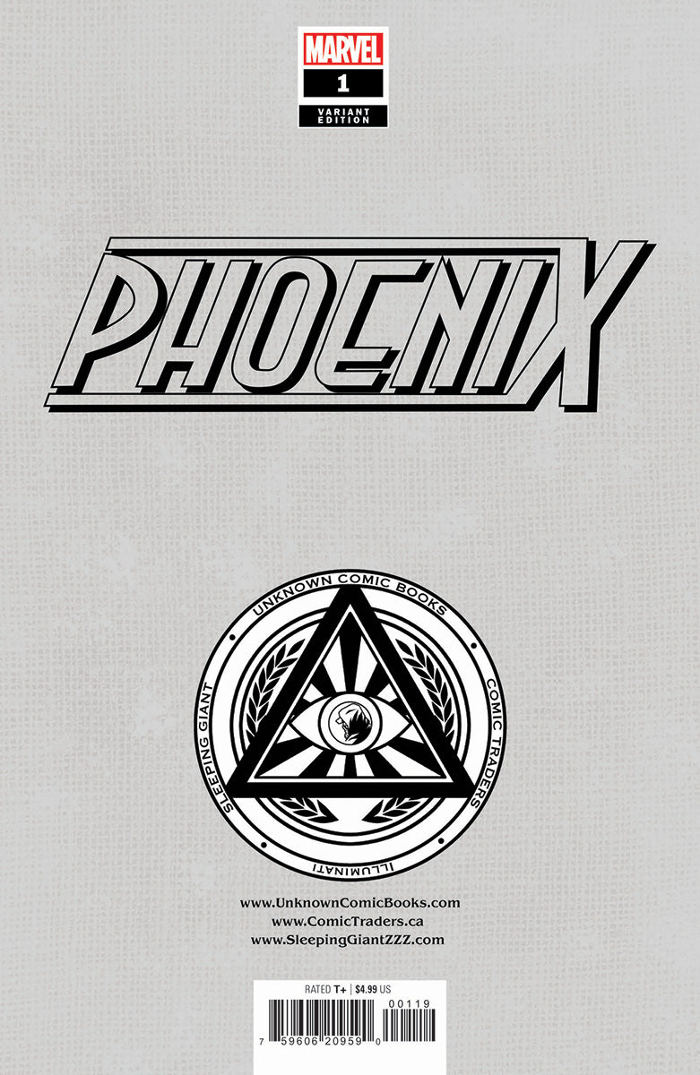 Phoenix #1 Unknown Comics Nathan Szerdy Virgin Exclusive Var