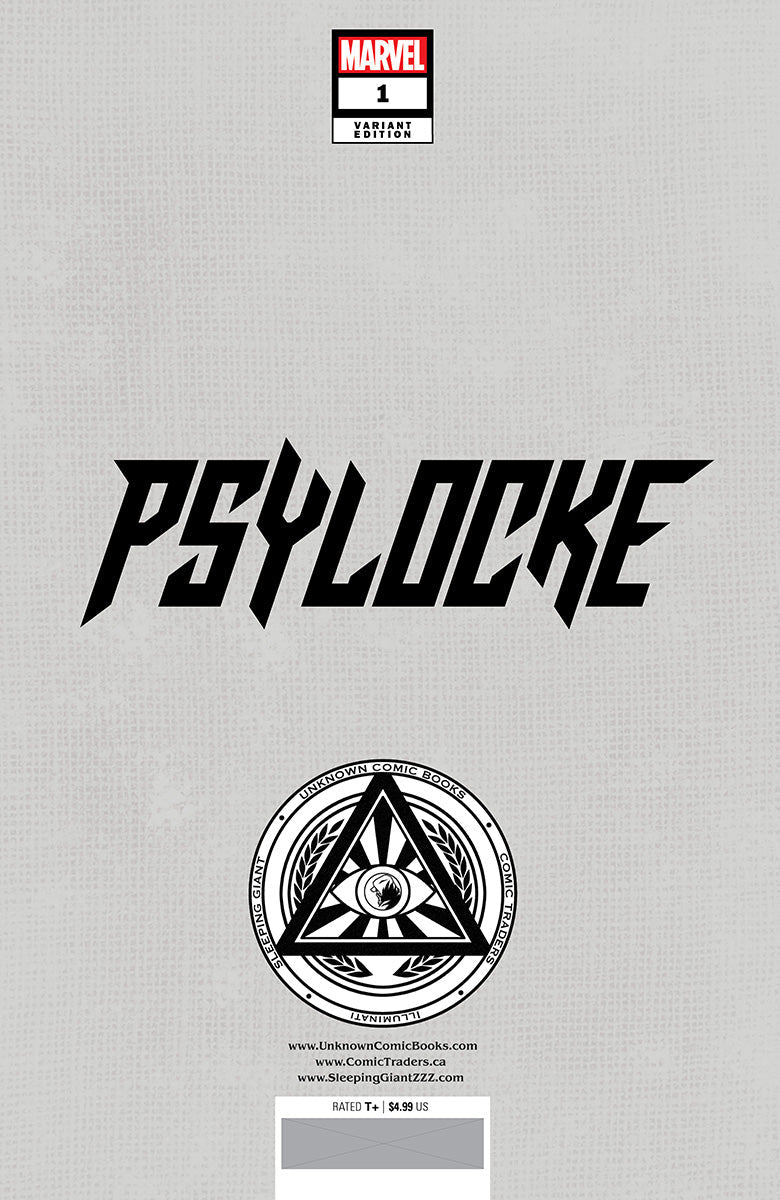 PSYLOCKE #1 UNKNOWN COMICS ALEXANDER LOZANO EXCLUSIVE VAR