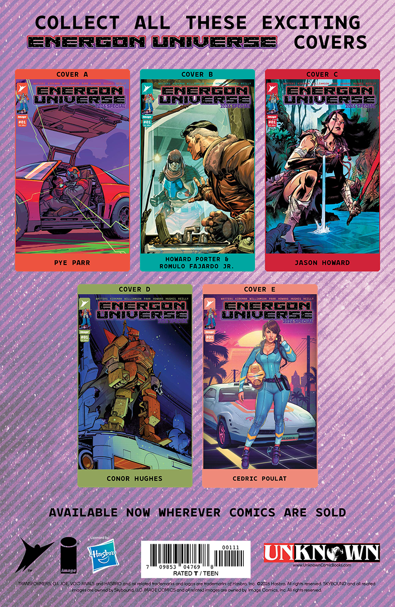 ENERGON UNIVERSE SPECIAL 2026 (ONE SHOT) IVAN TAO EXCLUSIVE VIRGIN COMIC BOOK VAR