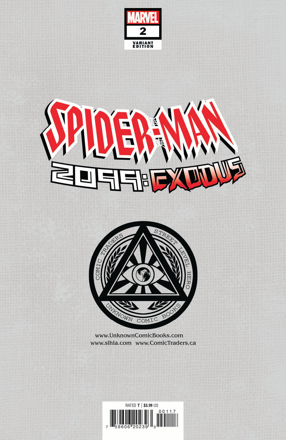 Spider-Man 2099: Exodus #2 Unknown Comics Alan Quah Exclusive Var