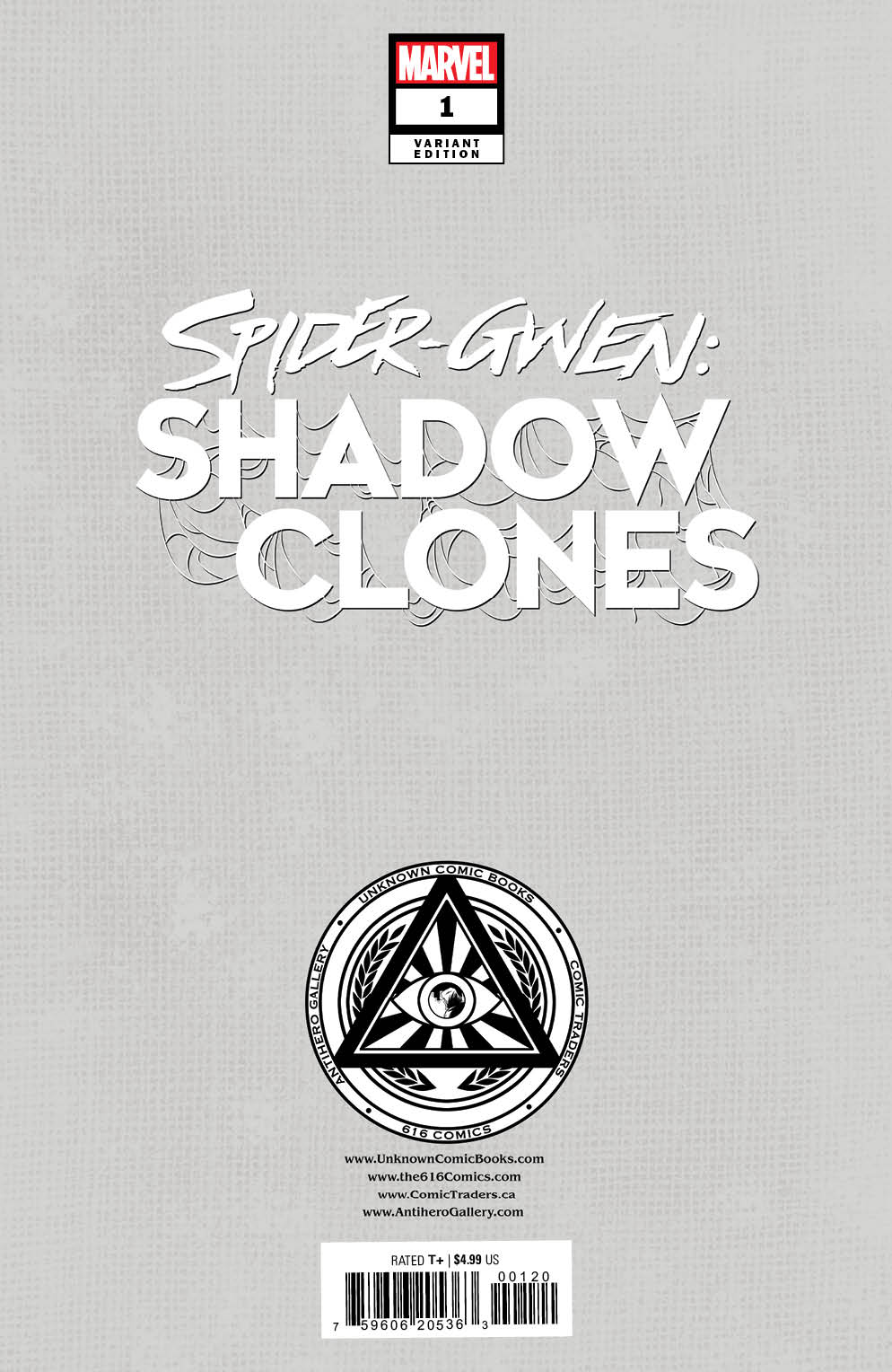 Spider-Gwen: Shadow Clones #1 Unknown Comics Kael Ngu Exclusive Virgin Var