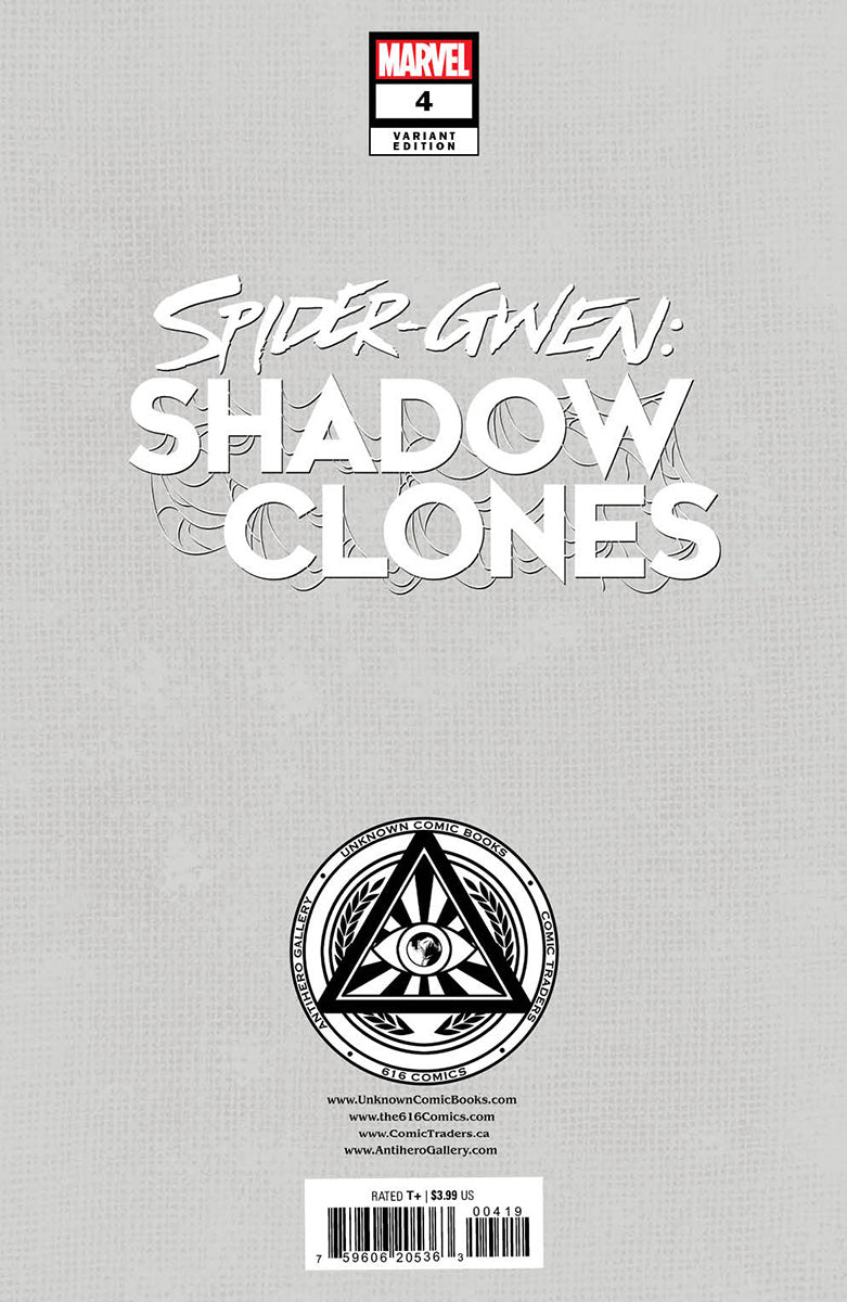 Spider-Gwen: Shadow Clones #4 Unknown Comics Kael Ngu Exclusive Var