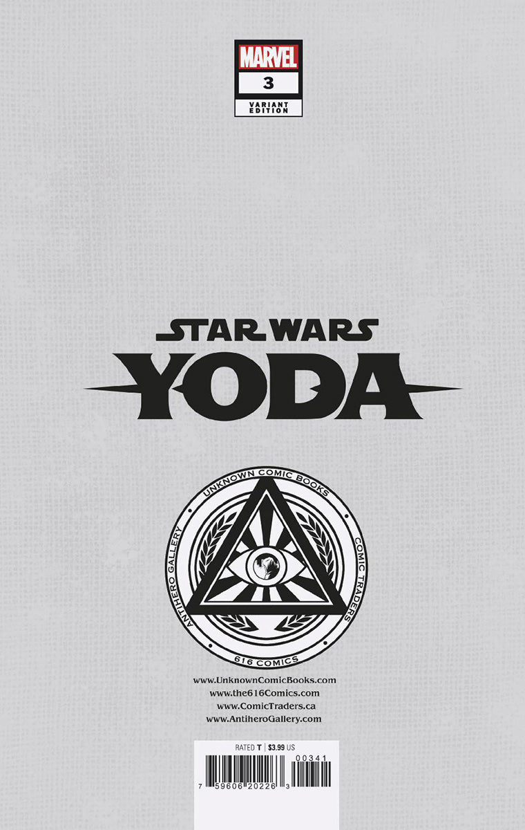Star Wars: Yoda #3 Unknown Comics Rickie Yagawa Exclusive Var