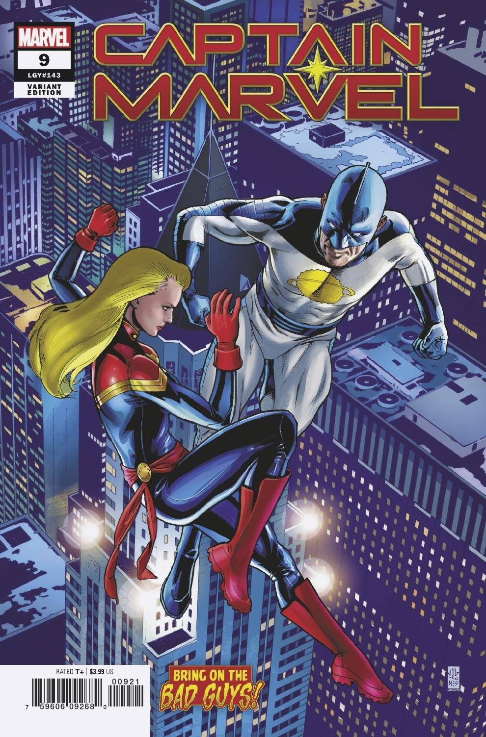 CAPTAIN MARVEL #9 ARTIST BOBG VAR