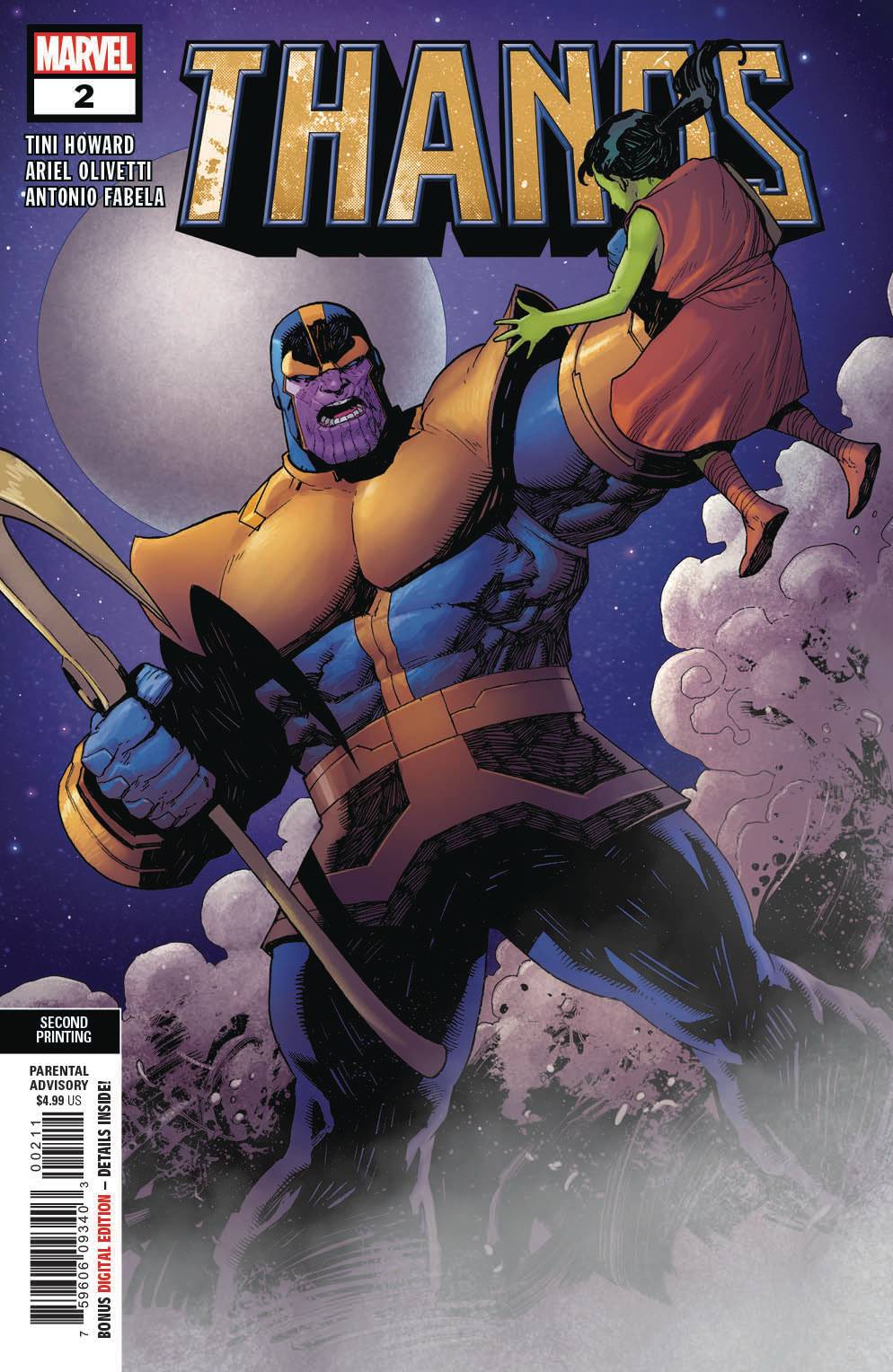 THANOS #2 (OF 6) 2ND PTG OLIVETTI VAR (07/03/2019)