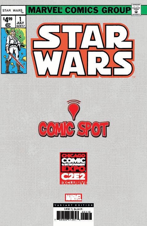 Star Wars #1 Facsimile Comics Spot Tyler Kirkham C2E2 2025 Exclusive Var