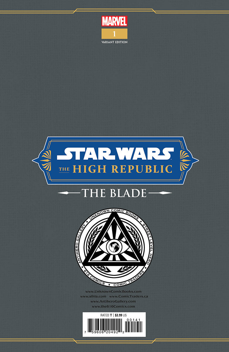 Star Wars: The High Republic - The Blade #1 Unknown Comics Paolo Villanelli Exclusive Var