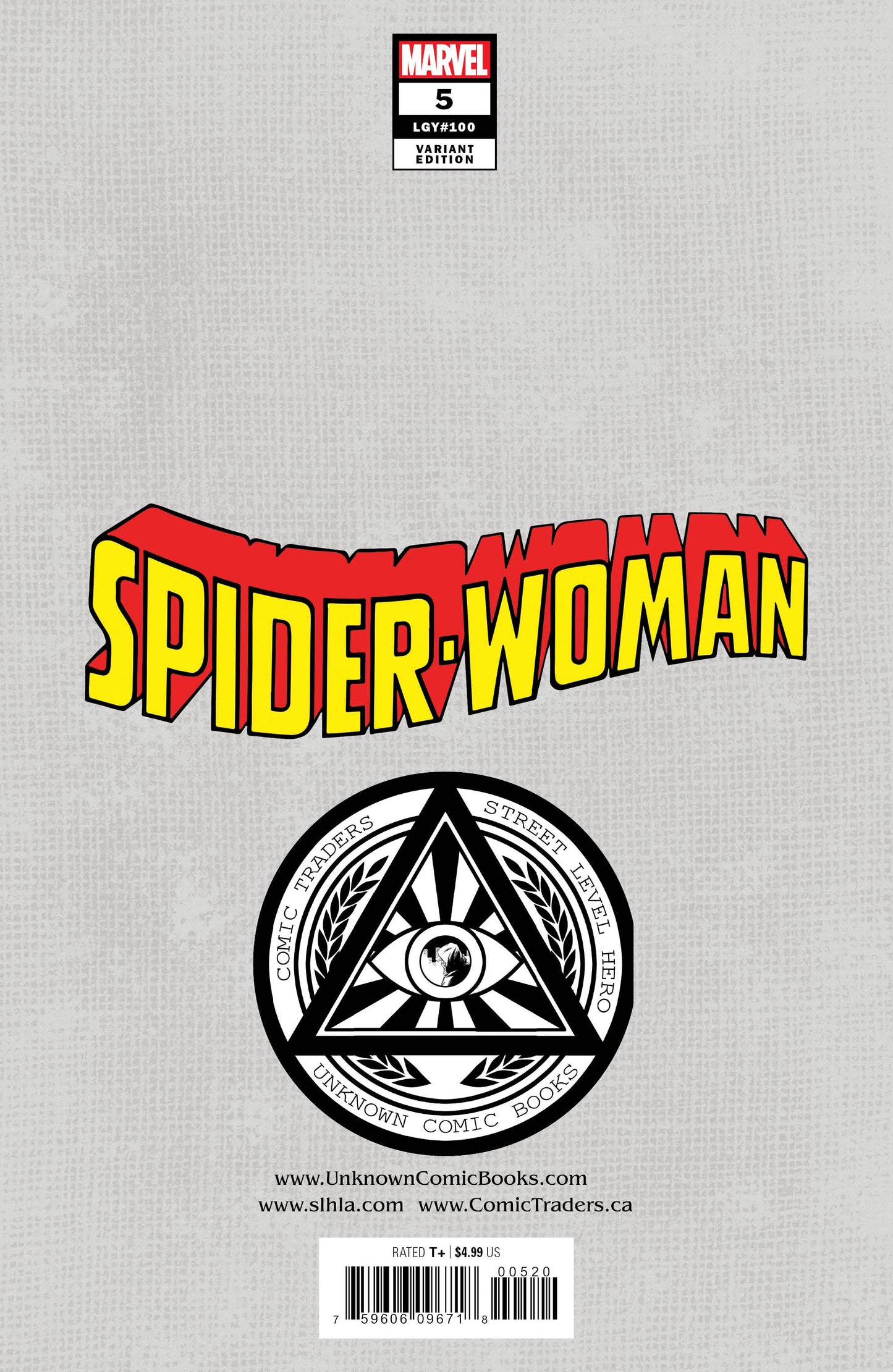 Spider-Woman #5 Unknown Comic Miguel Mercado Exclusive Var