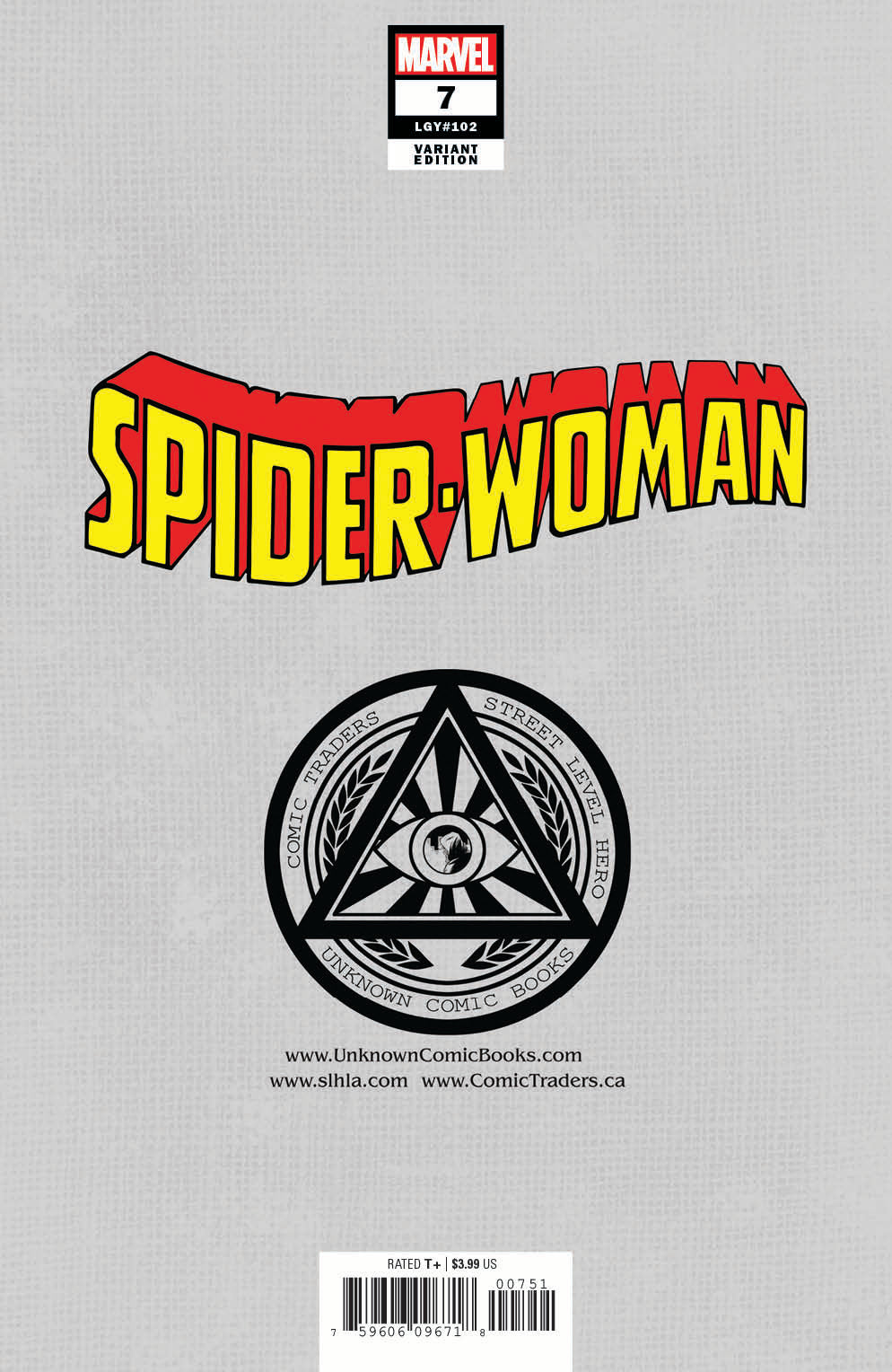 Spider-Woman #7 Unknown Comics Lucas Werneck Exclusive Knullified Var Kib