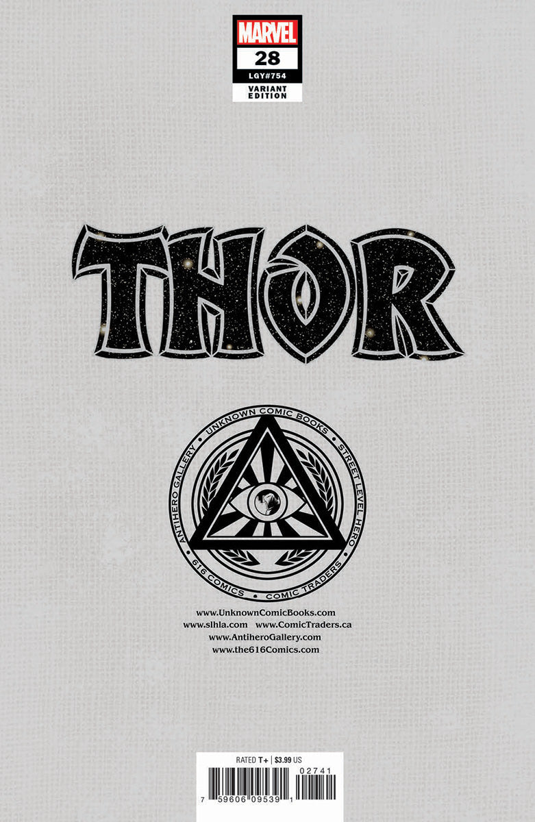 Thor #28 Unknown Comics Ivan Tao Exclusive Virgin Var