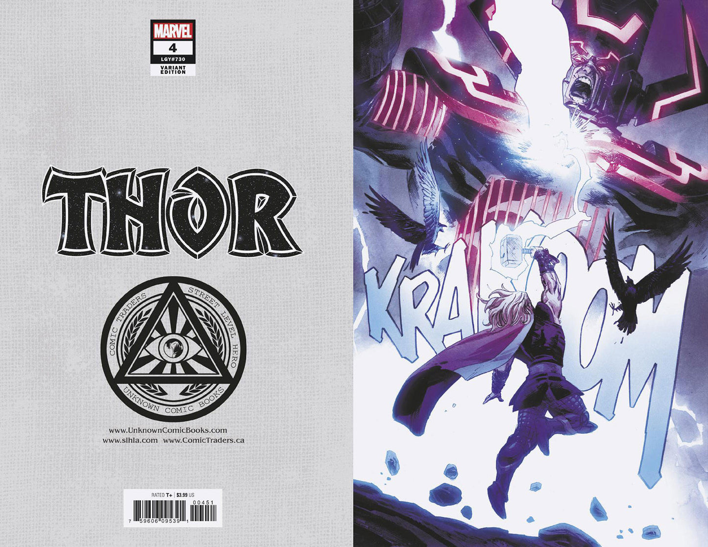 THOR #4 UNKNOWN COMICS EXCLUSIVE 3RD PTG KLEIN VIRGIN VAR