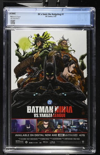 DC x Sonic The Hedgehog #1 Pablo Collar Main CGC 9.8 (03/19/25)