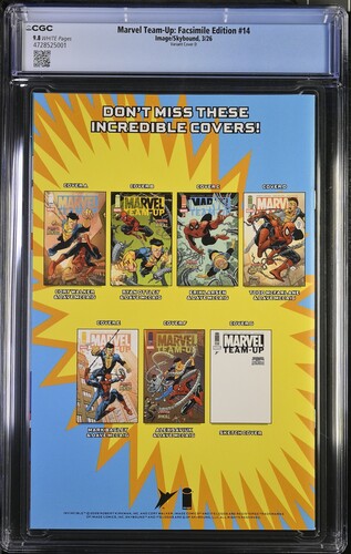 Marvel Teamup #14 Facsimile Edition Cover D Todd McFarlane CGC 9.8
