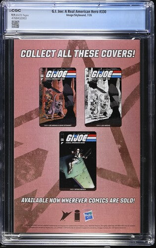 G.I. Joe A Real American Hero #330 Laura Croft CGC 9.9 (Only 3 on Census)