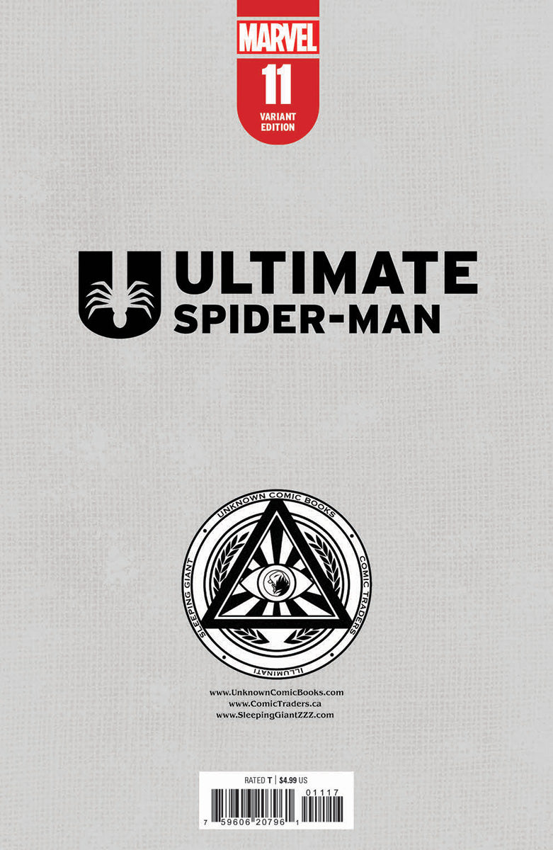 ULTIMATE SPIDER-MAN #11 UNKNOWN COMICS KAARE ANDREWS EXCLUSIVE VIRGIN VAR
