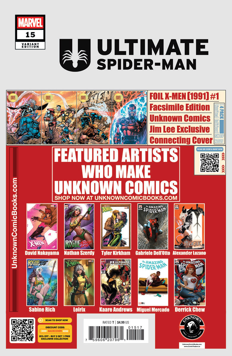 Ultimate Spider-man #15 Unknown Comic Mirka Andolfo Exclusive Var