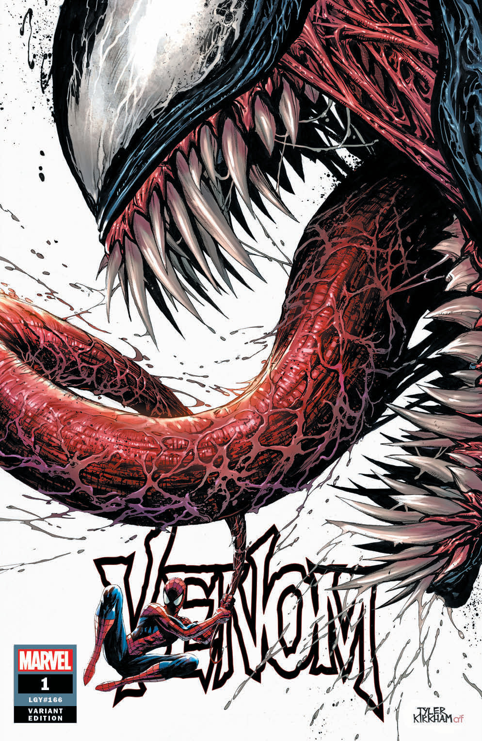 VENOM #1 UNKNOWN COMIC BOOKS EXCLUSIVE TYLER KIRKHAM CVR A