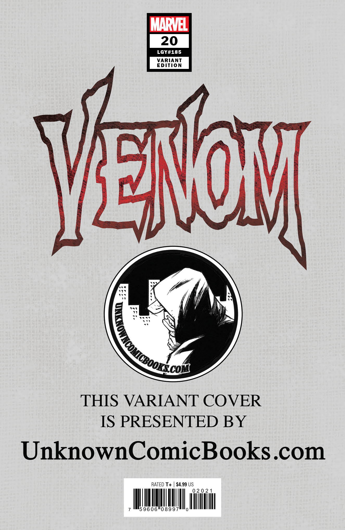 Venom #20 Unknown Comics Tony Daniels Exclusive Var Ac