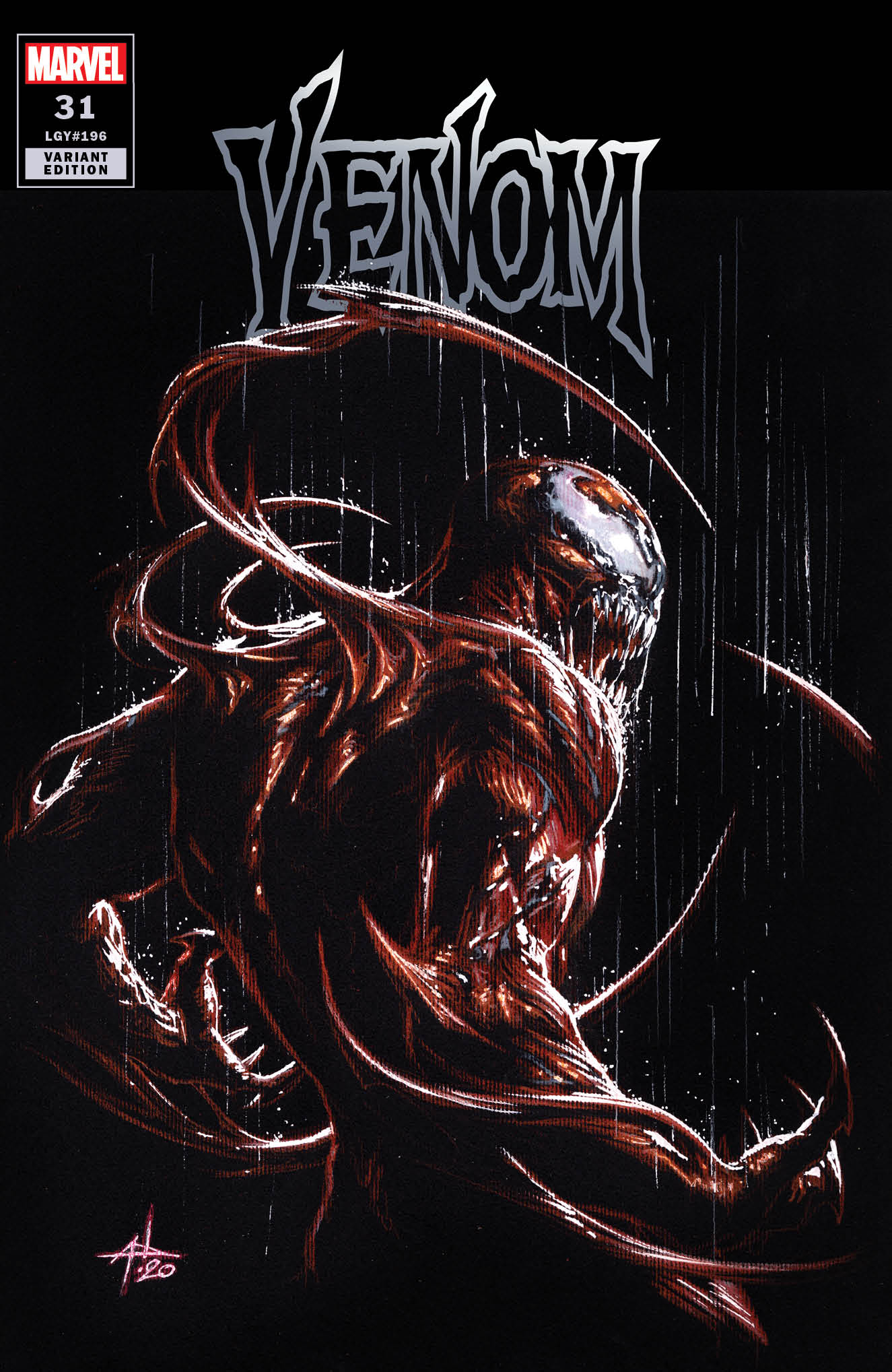 Venom #31 Unknown Comics Gabriele Dell'Otto Exclusive Carnage Var Kib