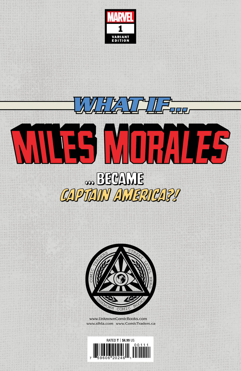 What If...? Miles Morales 1 Unknown Comics Alan Quah Exclusive Var