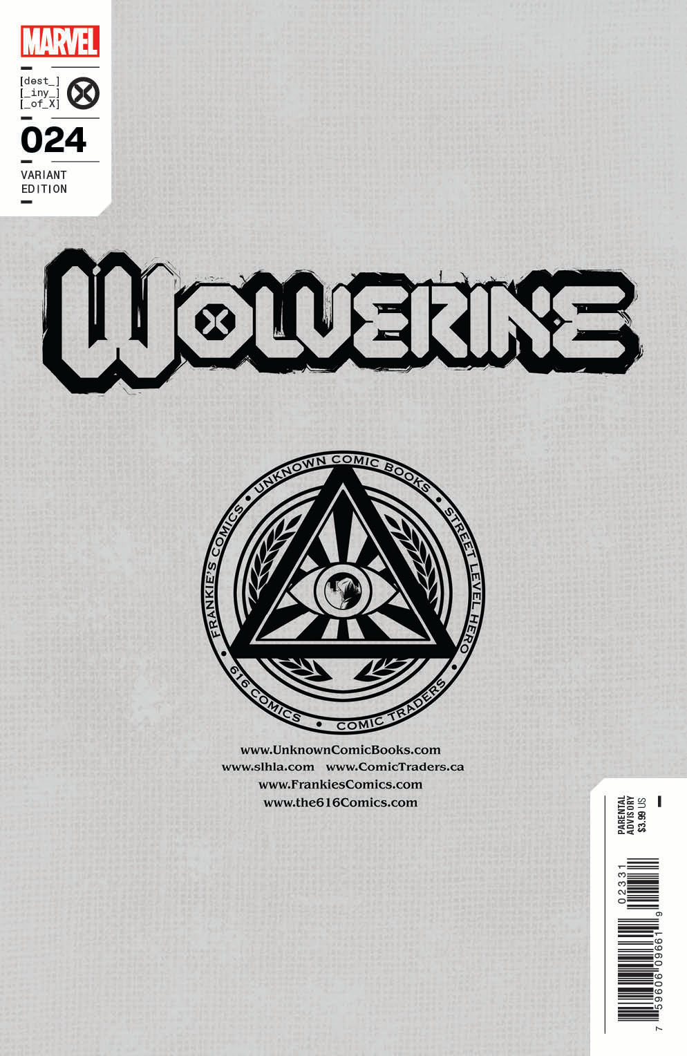 Wolverine #24 Unknown Comics Tony Daniel Exclusive Var