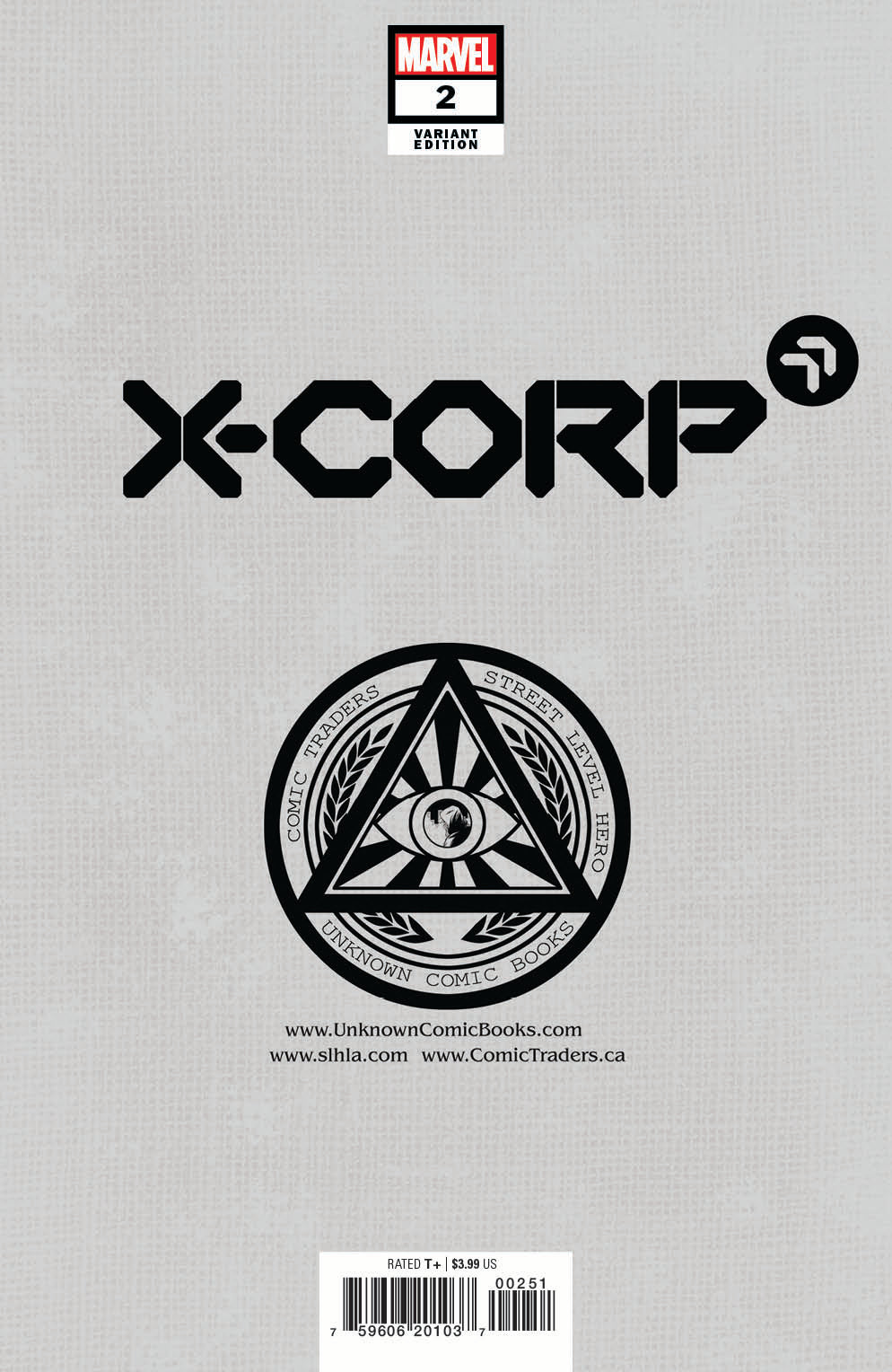 X-Corp #3 Unknown Comics Stephen Segovia Exclusive Virgin Var