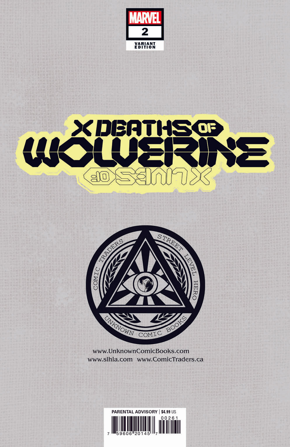 X Deaths Of Wolverine 2 Unknown Comics Ryan Stegman Exclusive Var