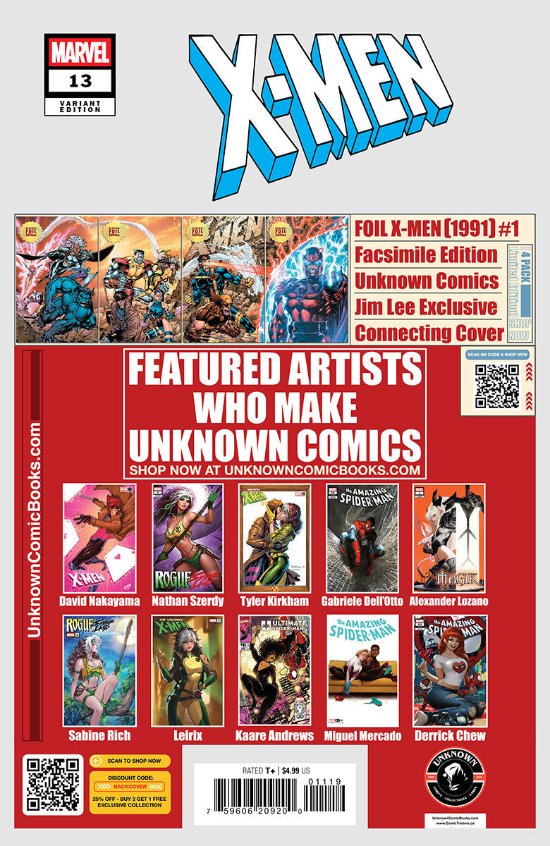 X-Men #13 Unknown Comic Miguel Mercado Exclusive Virgin Var