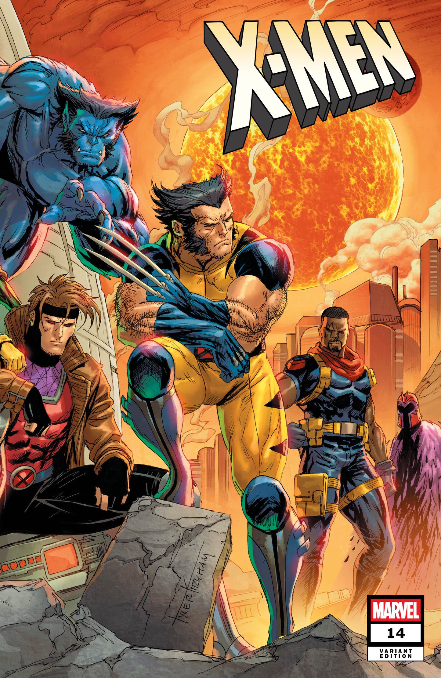 X-Men #14 Unknown Comics Tyler Kirkham Connecting Cover Exclusive Var