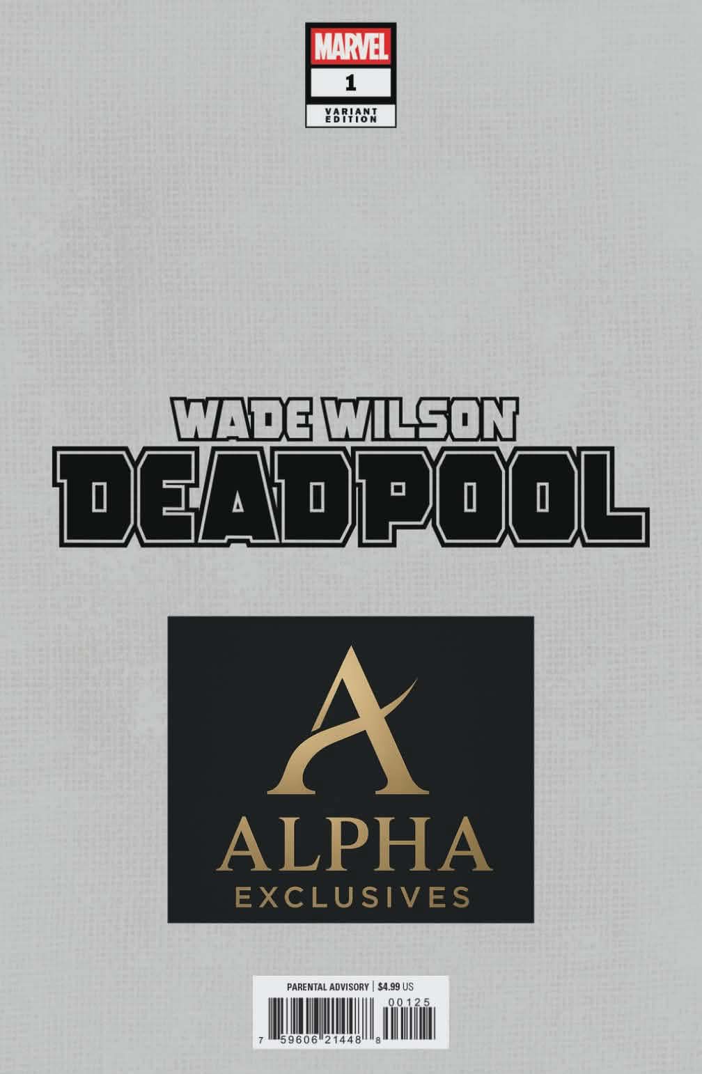 Wade Wilson: Deadpool #1 Nathan Szerdy Exclusive Var