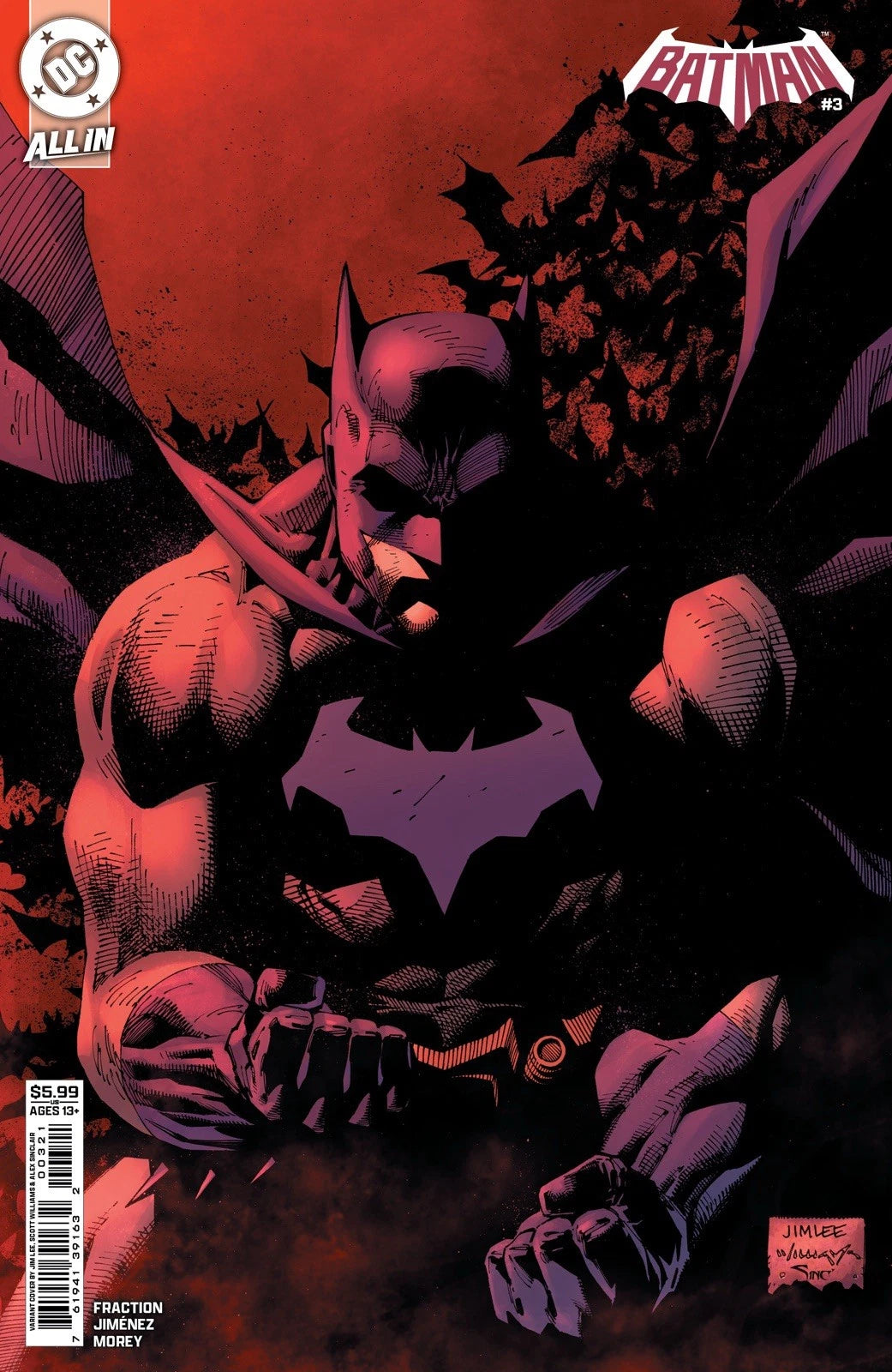Batman #3 Cover B Jim Lee