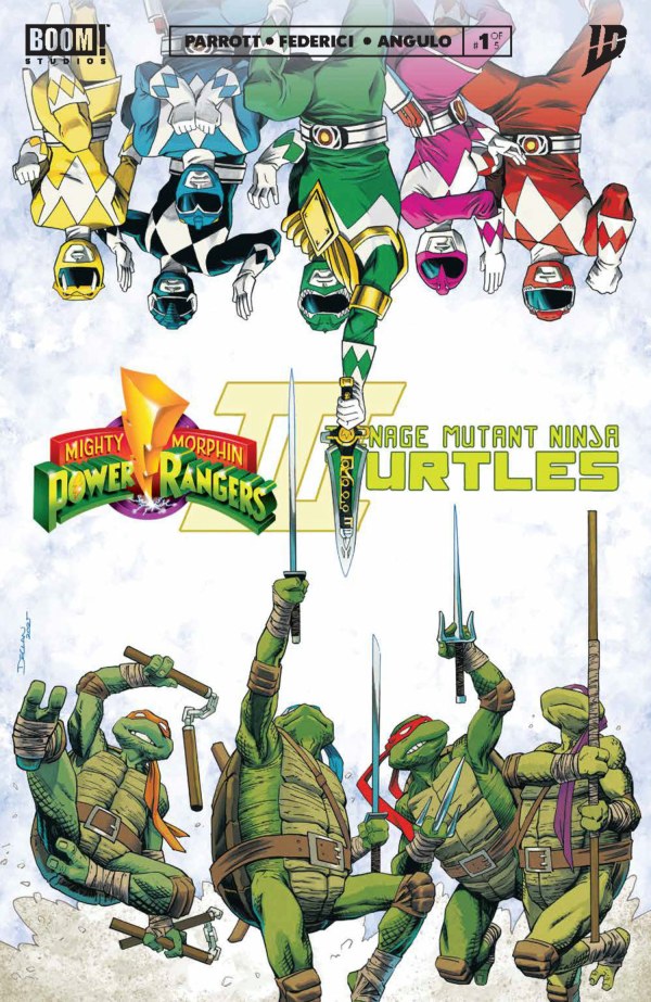 Mighty Morphin Power Rangers/ TMNT III #1 N Foc Reveal
