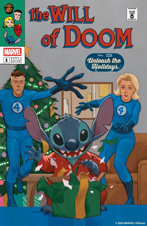 The Will Of Doom #1 Phil Noto Disney Stitch Holidays