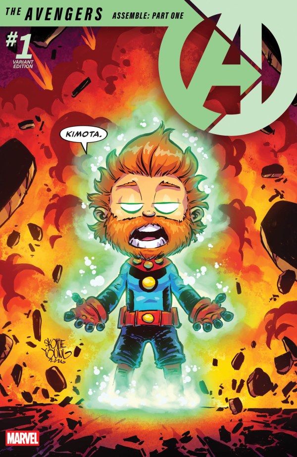Avengers #1 Skottie Young Variant