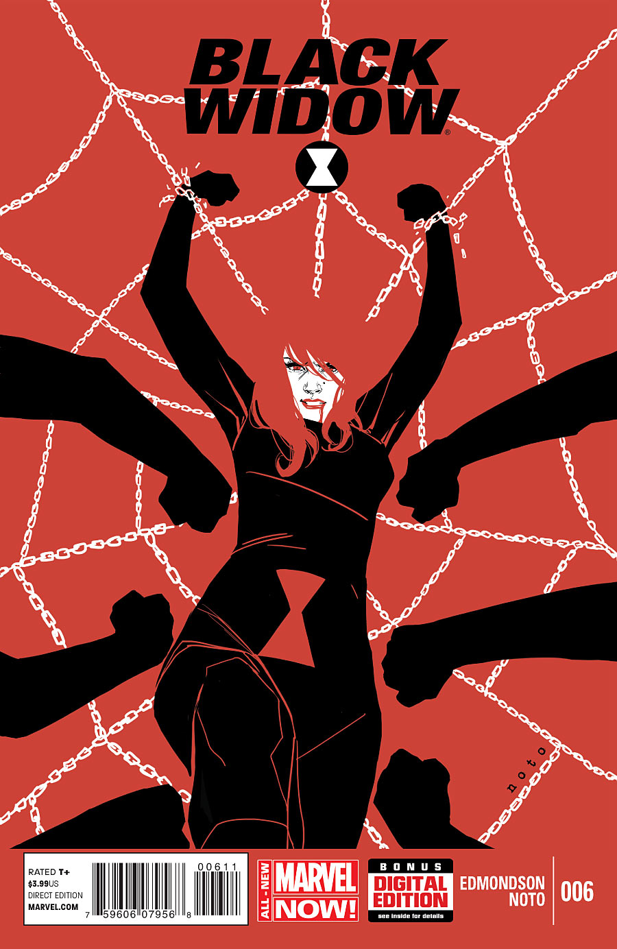 Black Widow #6 Phil Noto Main (05/07/14) Death of Damon Dran