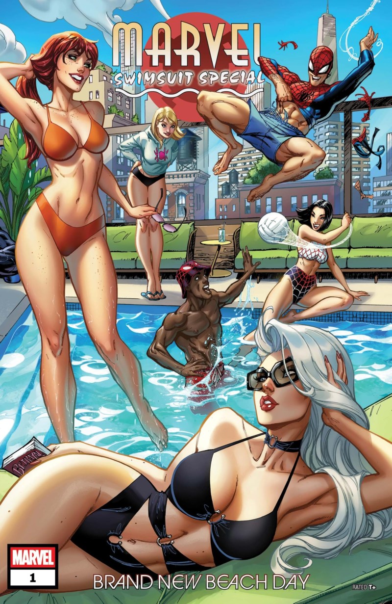 Marvel Swimsuit Special: Brand New Beach Day #1 J Scott Campbell Wraparound