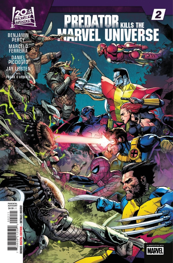 Predator Kills The Marvel Universe #2 Leinil Yu Main Cover (09/17/25)