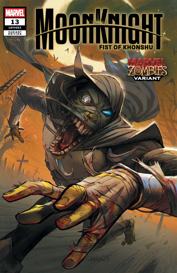 Moon Knight: Fist Of Khonshu #13 Ivan Shavrin Marvel Zombies