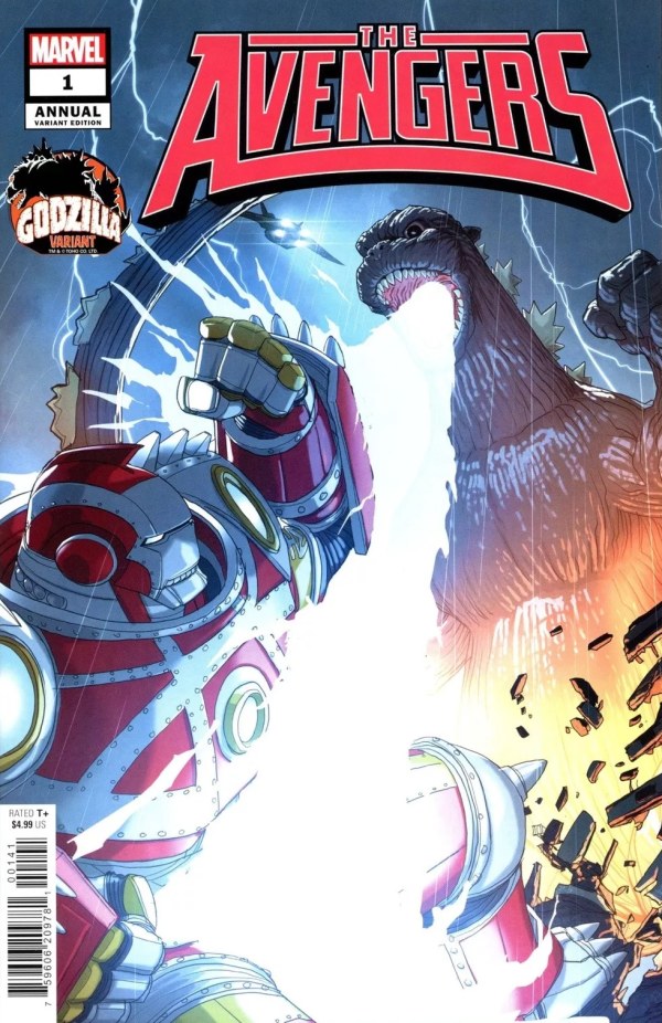 Avengers Annual #1 Pete Woods Godzilla