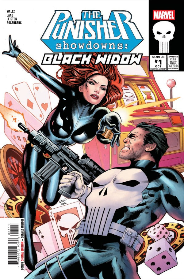 Punisher Showdowns: Black Widow #1 Greg Land Main