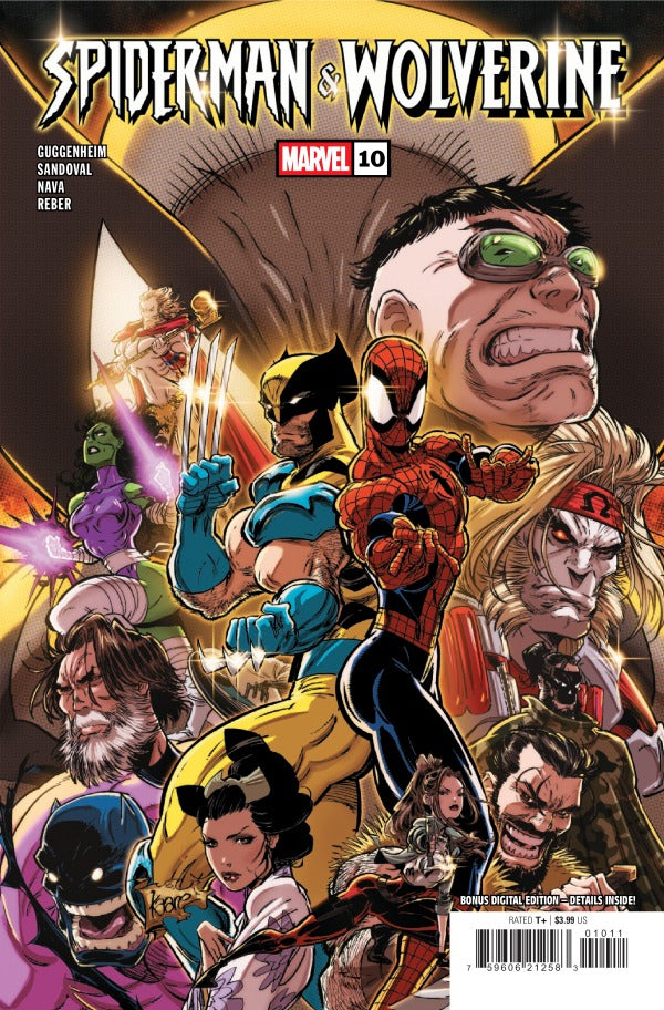 Spider-Man & Wolverine #10 Kaare Andrews Main