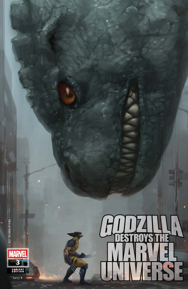 Godzilla Destroys The Marvel Universe #3 Jeehyung Lee (09/24/25)