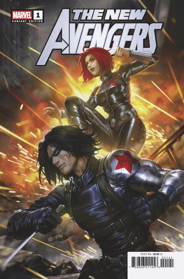 The New Avengers #1 Derrick Chew Black Widow Winter Soldier