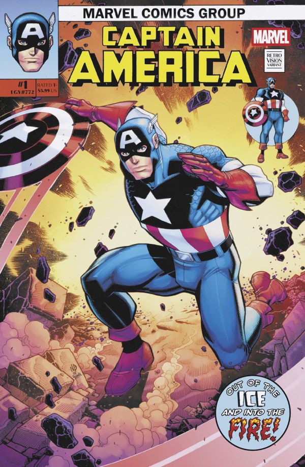 Captain America #1 Nick Bradshaw Retrovision