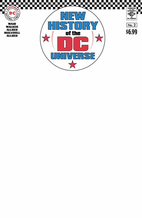 New History Of The DC Universe #2 Cover F Blank