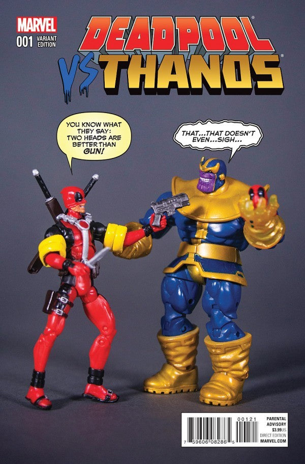 Deadpool vs Thanos #1 (Of 4) Action Figure Variant