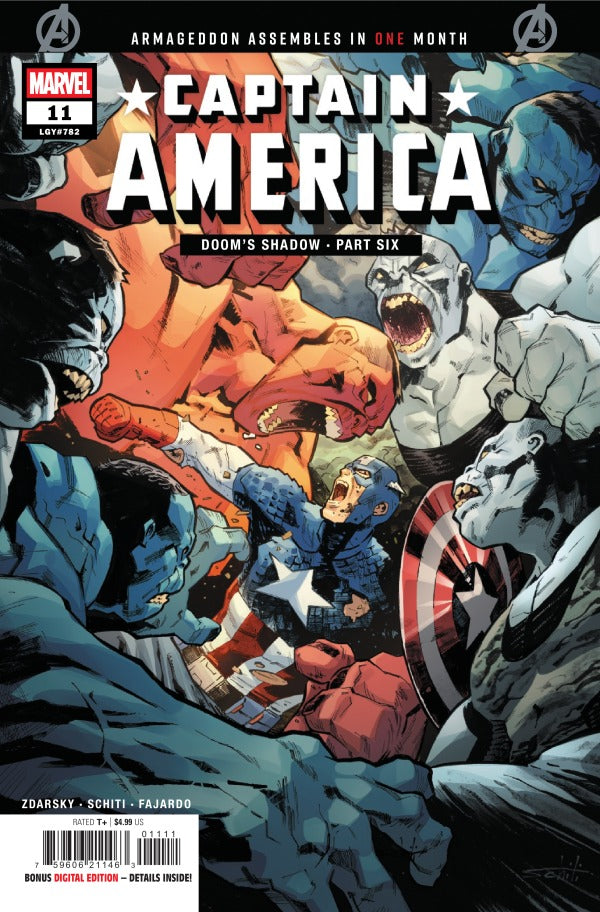 Captain America #11 Valerio Schiti Main